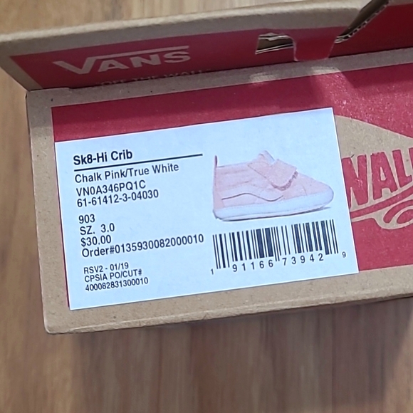 Vans Sk8 Hi Crib Shoes - Picture 3 of 6